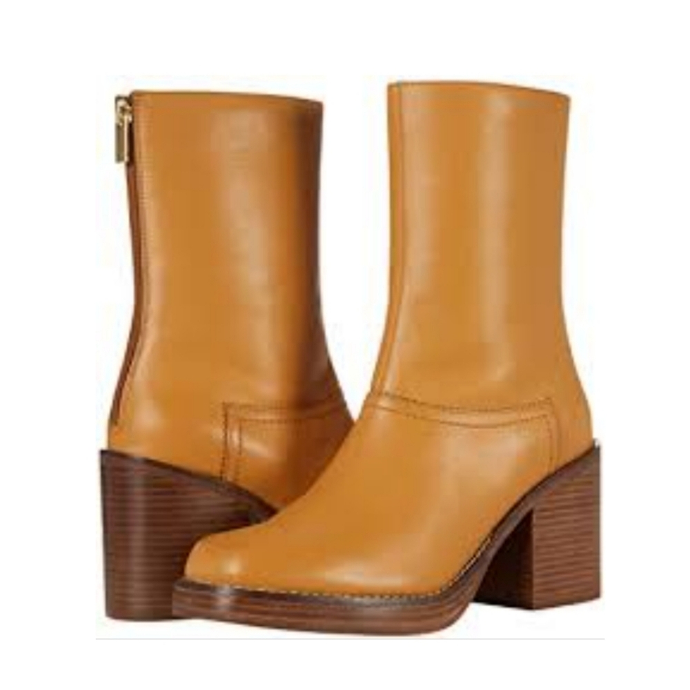 FREE PEOPLE Portwood Block Heel Boot Size 6 - Picture 2 of 11